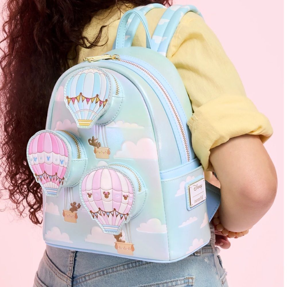 Loungefly Disney Mickey & Friends Hot Air Balloon Mini Backpack